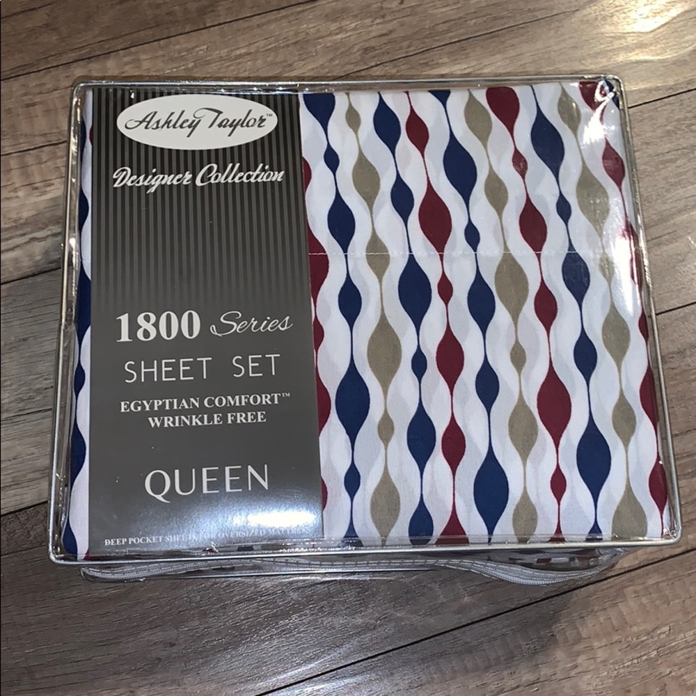 New Ashley Taylor Egyptian queen sheets sheet set